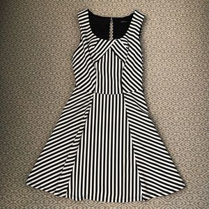 Black and White Stripped Dress